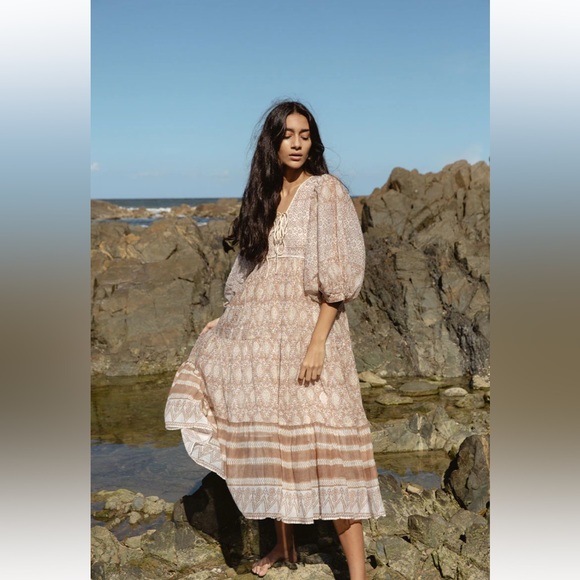 Daughters of India Jasmine Midi Dress - Shell 3XL - Picture 5 of 15